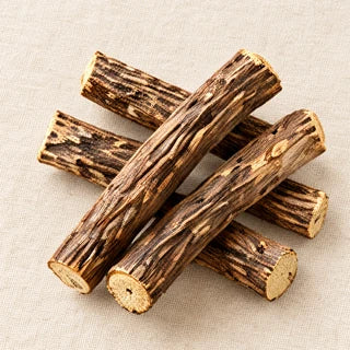 Dried licorice root sticks